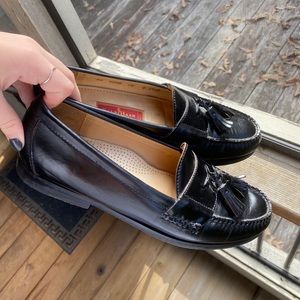 Men’s Cole Haan Black Leather Tassel Dress Shoes